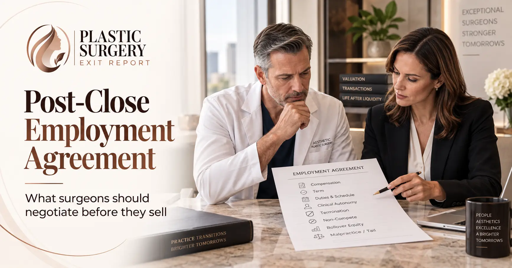 Post-Close Employment Agreement for Surgeons: What to Negotiate Before You Sell